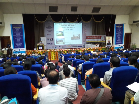 With Bharat Ratna Prof. C. N. R. Rao during CRSI-ACS 2017