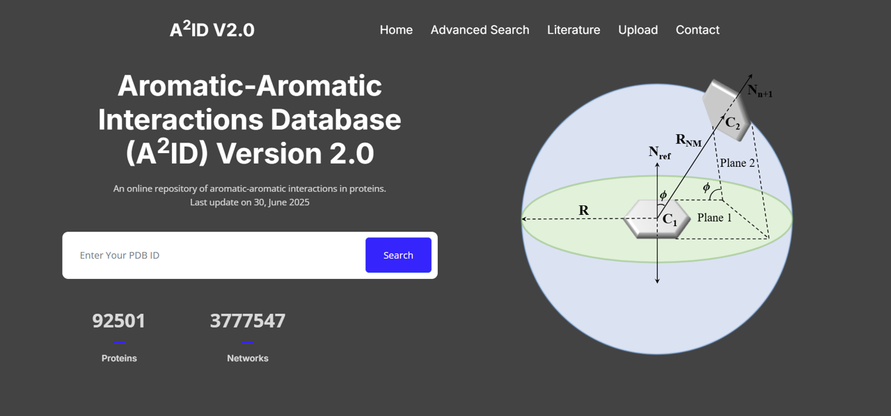A2ID database screenshot