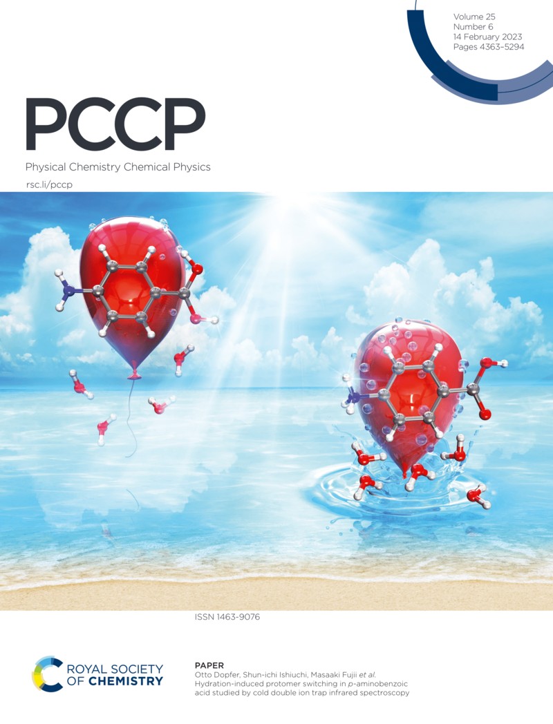 Journal cover for non-covalent bonds study